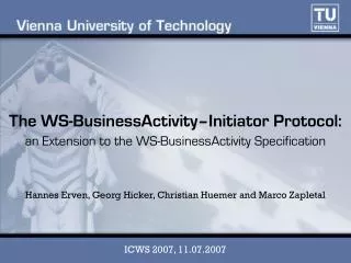 an Extension to the WS-BusinessActivity Specification