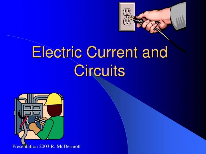 electric current and circuits