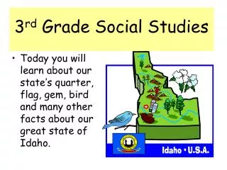 3 rd Grade Social Studies