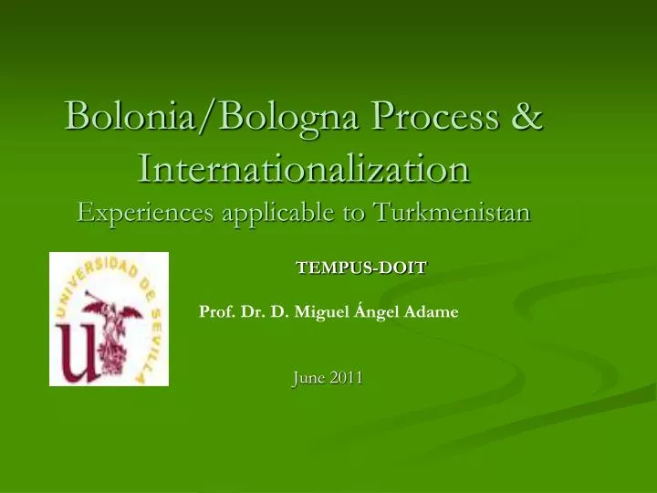 bolonia bologna process internationalization experiences applicable to turkmenistan