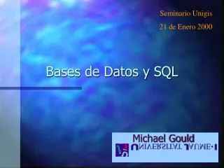 bases de datos y sql