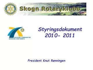 styringsdokument 2010 2011