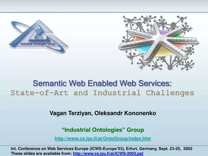 semantic web enabled web services state of art and industrial challenges