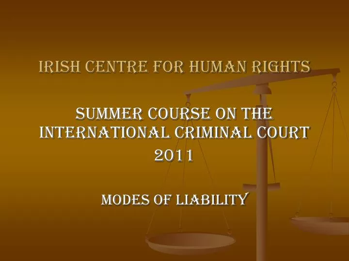 irish centre for human rights