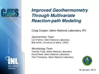 Improved Geothermometry Through Multivariate Reaction-path Modeling
