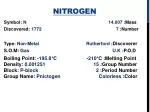 Nitrogen - slide 1