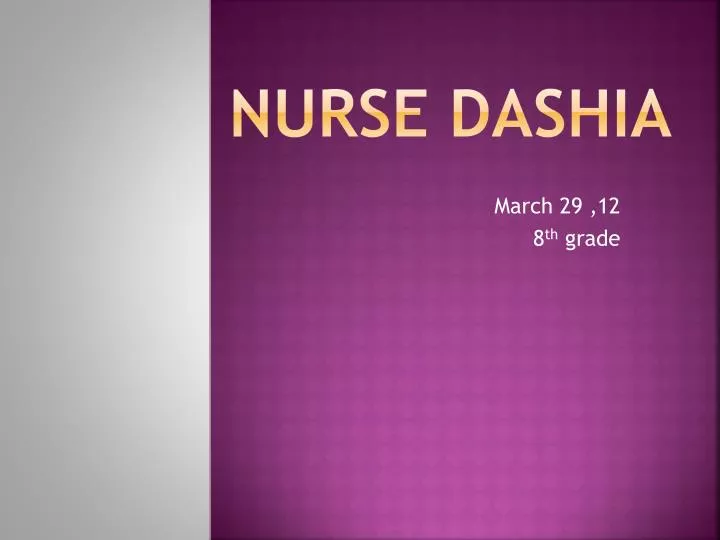 nurse dashia