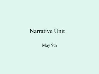 Narrative Unit