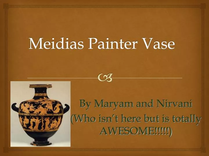 meidias painter vase