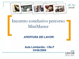 incontro conclusivo percorso minimaster