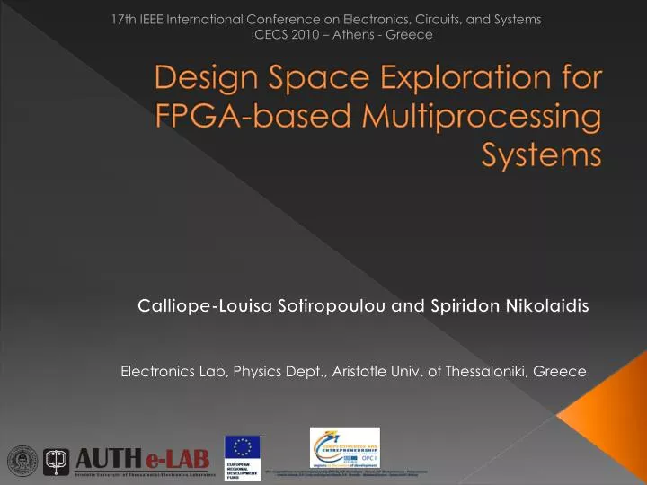 design space exploration for fpga based multiprocessing systems