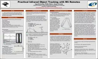 Practical Infrared Object Tracking with Wii Remotes