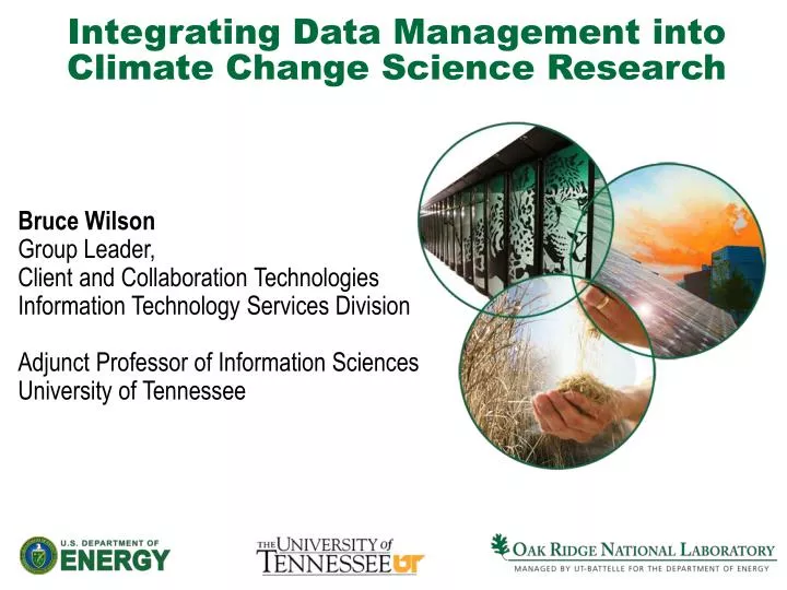 integrating data management into climate change science research