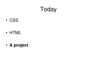 today