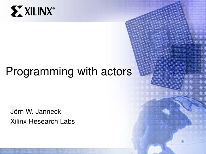 programming with actors