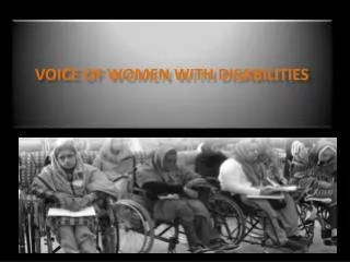 Voice of Women WITH DISABILITIES