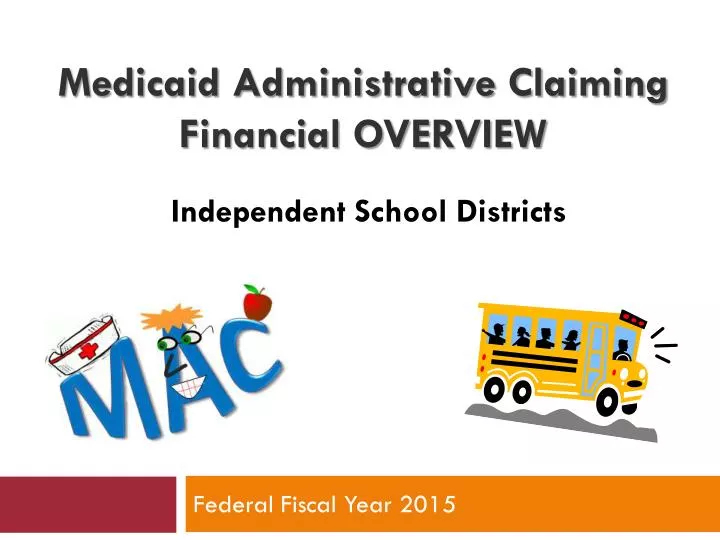 medicaid administrative claiming financial overview