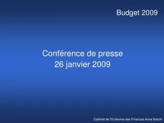 budget 2009