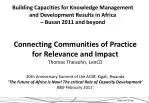 20th Anniversary Summit of the ACBF, Kigali, Rwanda - slide 1