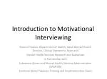Introduction to Motivational Interviewing - slide 1