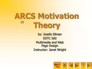 ARCS Motivation Theory