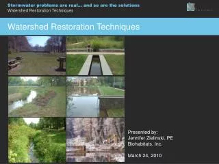 Watershed Restoration Techniques