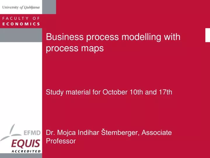 business process modelling with process maps