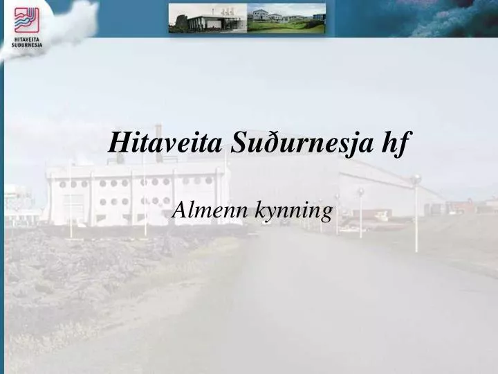 hitaveita su urnesja hf