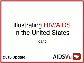 Illustrating HIV/AIDS in the United States