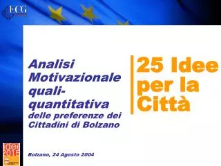 25 idee per la citt