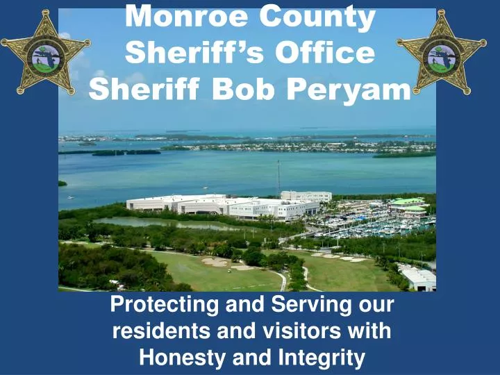 monroe county sheriff s office sheriff bob peryam