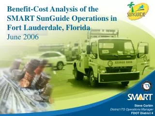 benefit cost analysis of the smart sunguide operations in fort lauderdale florida june 2006