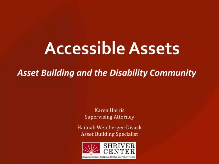accessible assets