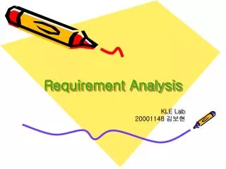 requirement analysis