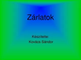 k sz tette kov cs s ndor