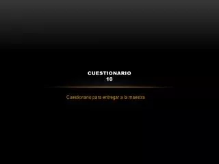 cuestionario 10