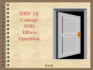 idef 1x concept and erw in operation