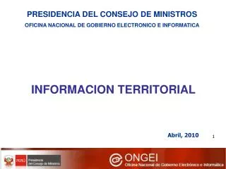 informacion territorial