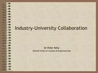 Industry-University Collaboration