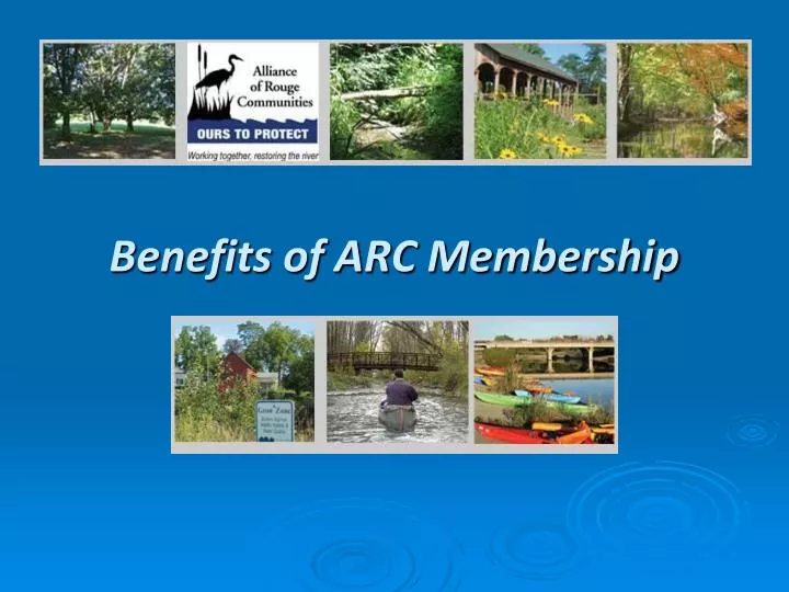 benefits of arc membership