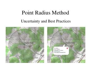 Point Radius Method