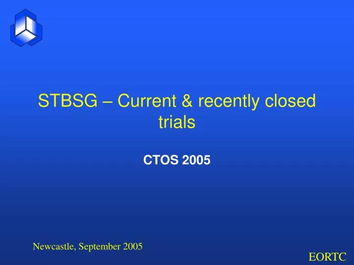 stbsg current recently closed trials