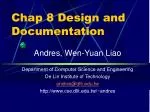 Chap 8 Design and Documentation - slide 1