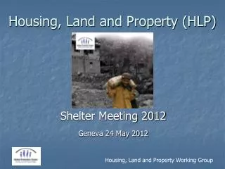 Housing, Land and Property (HLP)