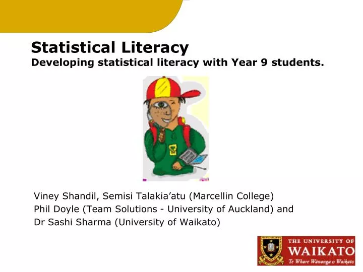 statistical literacy developing statistical literacy with year 9 students