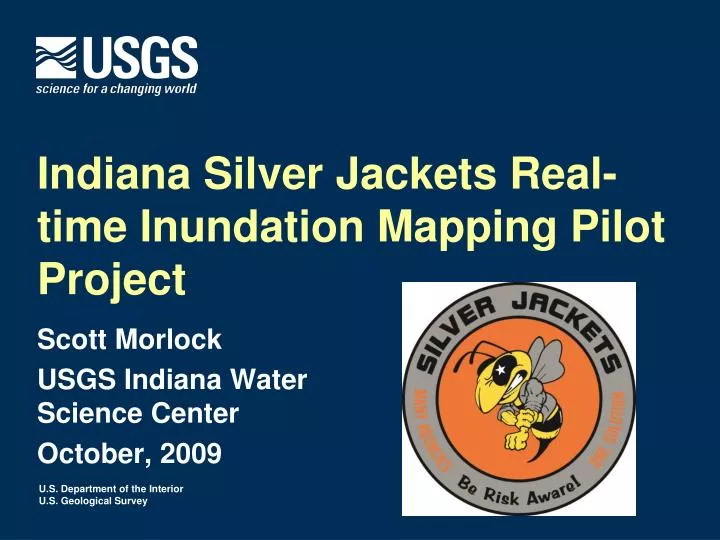 indiana silver jackets real time inundation mapping pilot project