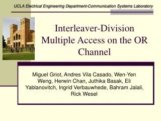 Interleaver-Division Multiple Access on the OR Channel