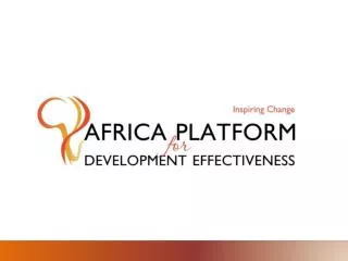 Africa is still facing significant development challenges