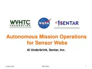 Autonomous Mission Operations for Sensor Webs