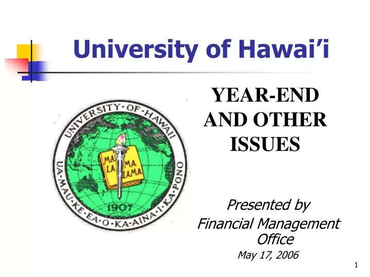 university of hawai i